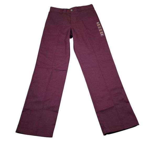 Dickies Skateboarding Regular Fit Twill Pants Men's Size 32 x 32 Maroon Red - Picture 1 of 7